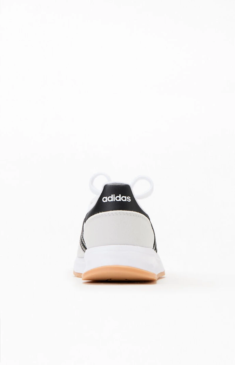 adidas Kids White & Black Run 70s 2.0 Shoes