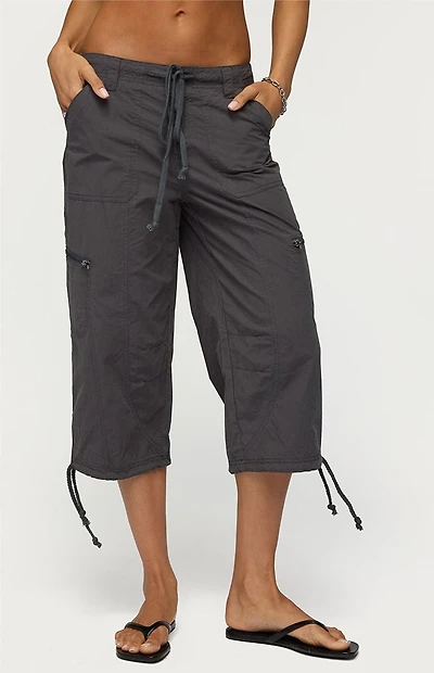 Edikted Lilith Cargo Capri Pants