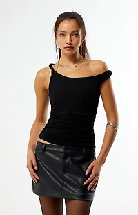 Third Charm Cassie Off-The-Shoulder Tank Top