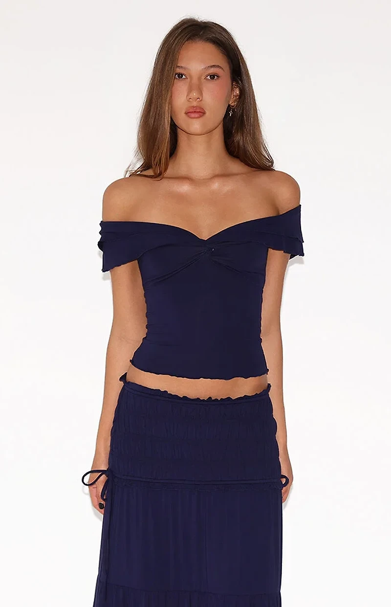 Tiger Mist Denali Off The Shoulder Top