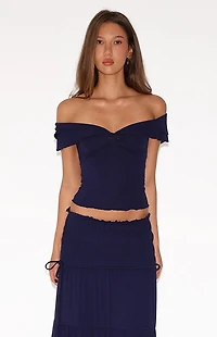 Tiger Mist Denali Off The Shoulder Top