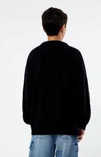 Pacsun Kids Black Tonal Checkerboard Sweater