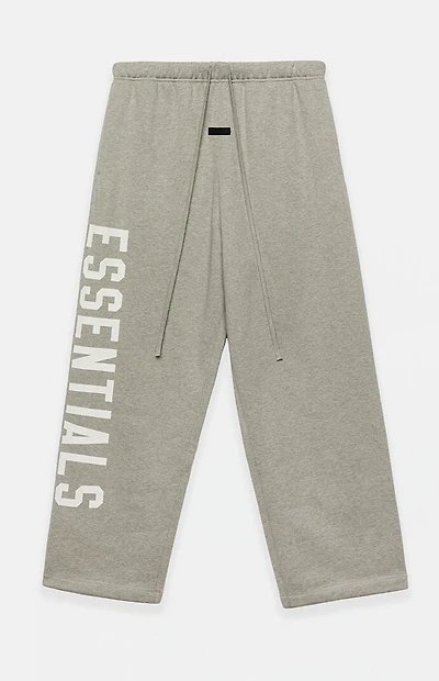 Fear of God ESSENTIALS Dark Heather Oatmeal Fleece Relaxed Sweatpants
