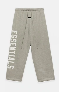 Fear of God ESSENTIALS Dark Heather Oatmeal Fleece Relaxed Sweatpants