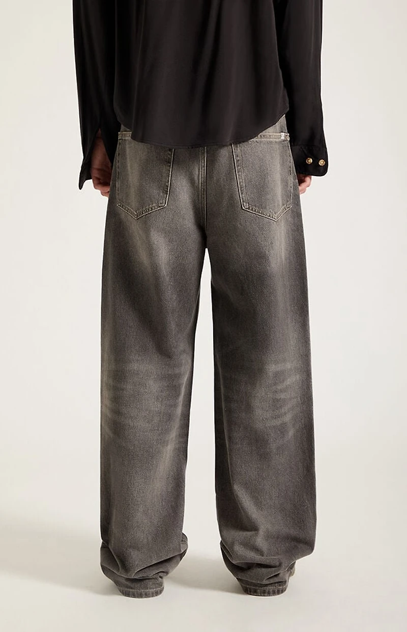 Pacsun Blake Extreme Baggy Jeans Drawstring Gray