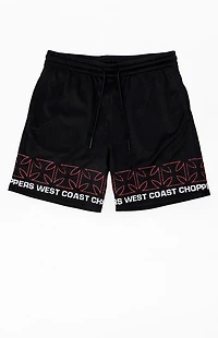 West Coast Choppers Wrapped Mesh Shorts