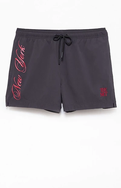 The Met x Pacsun NY Active 4.5" Swim Trunks