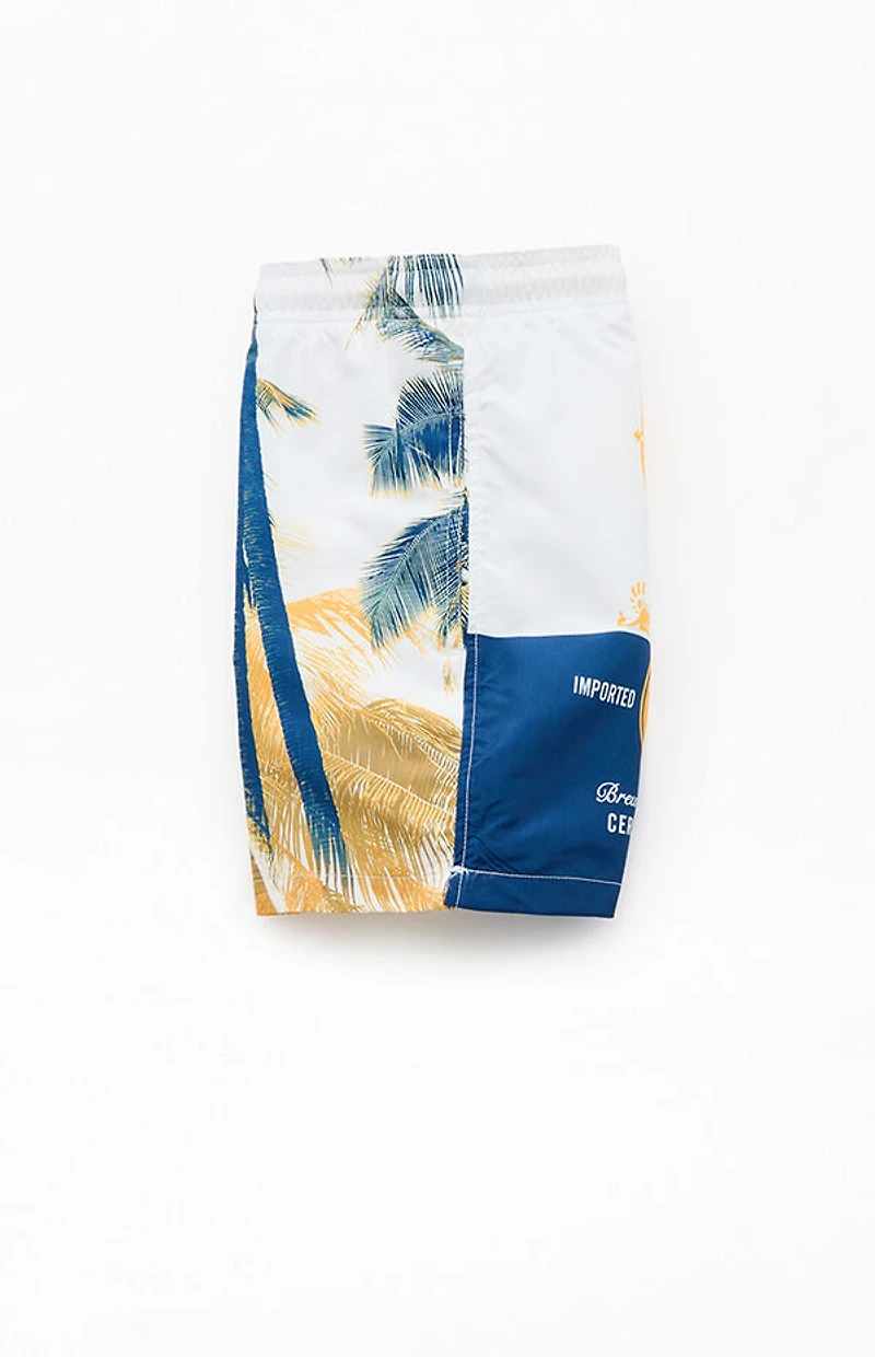 Corona Palm Trees 4.5" Swim Trunks