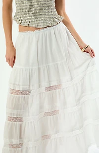 Steve Madden Elisse Lace Maxi Skirt