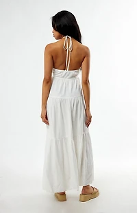 Your Favorite Keyhole Halter Midi Dress