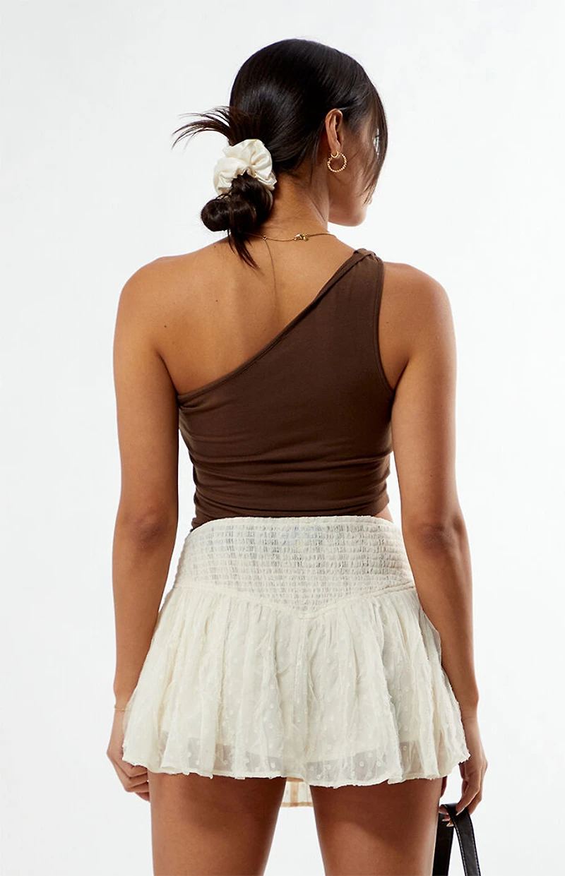 Your Favorite Lace Up Boho Mini Skirt