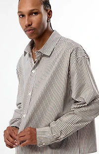 Pacsun Striped Davis Long Sleeve Shirt