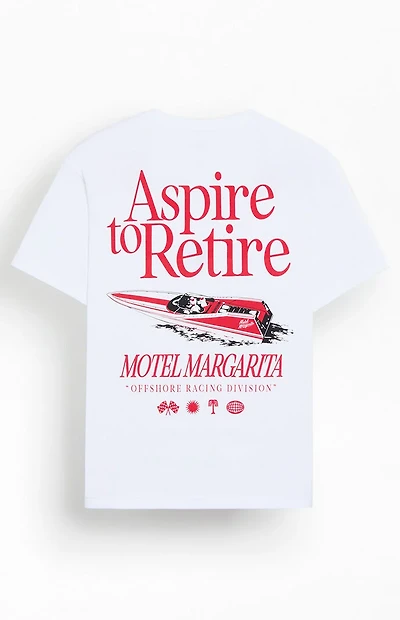 Motel Margarita Aspire to Retire Racing Division T-Shirt