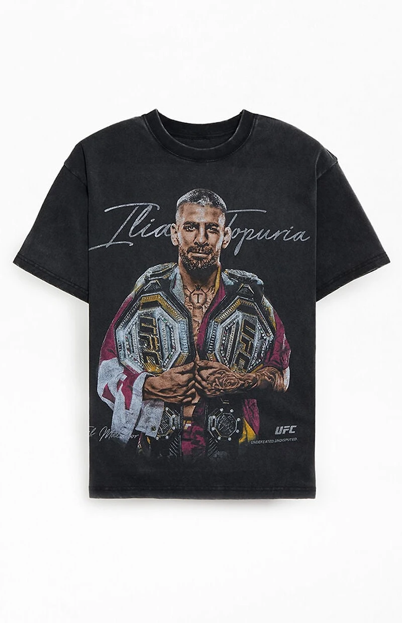 UFC Ilia Topuria Belts Oversized T-Shirt