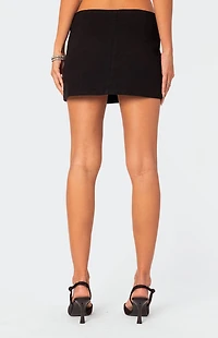 Edikted Kat Slitted Mini Skirt