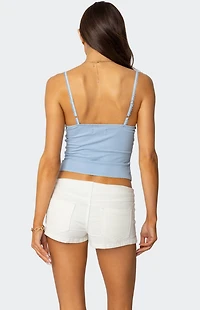 Edikted Prairie Embroidered Tank Top