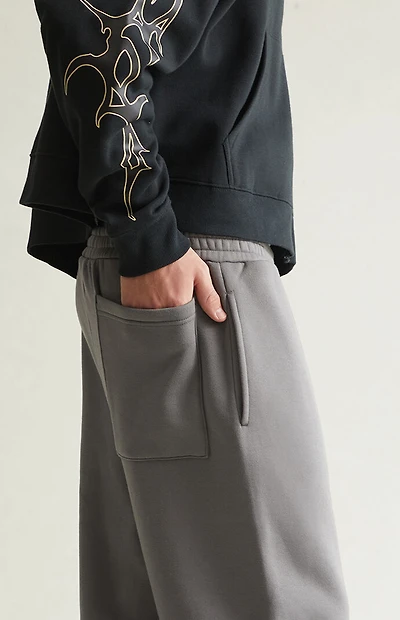 Pacsun Dark Gray Straight Leg Sweatpants