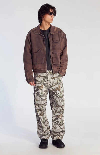 Pacsun Dylan Baggy Jeans Carpenter Light Camo