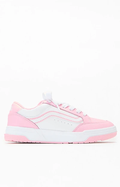 Vans Kids Pink & White Hylane Shoes