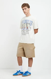Pacsun Frasier Fleece Cutoff Carpenter Baggy Sweat Shorts
