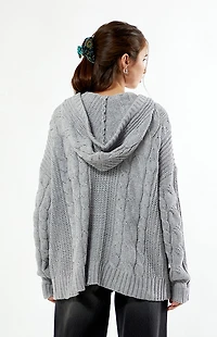 Your Favorite Dylan Zip Up Hooded Cardigan