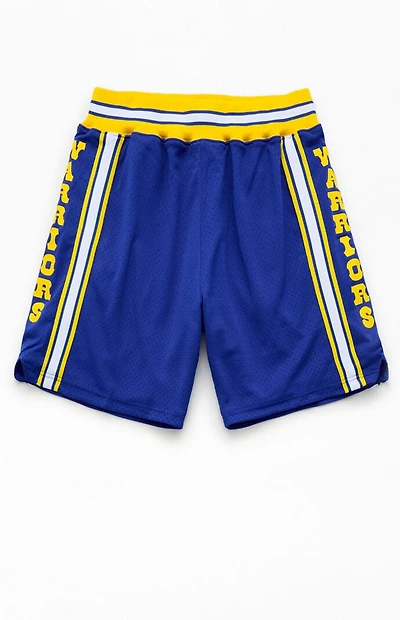Mitchell & Ness Golden State Warriors Road Basketball Shorts
