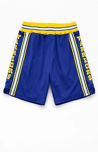 Mitchell & Ness Golden State Warriors Road Basketball Shorts