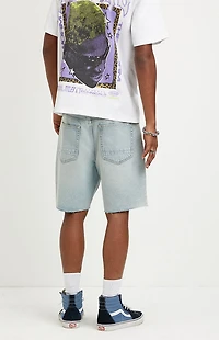 Pacsun Harrison Cutoff Jean Shorts Light Indigo
