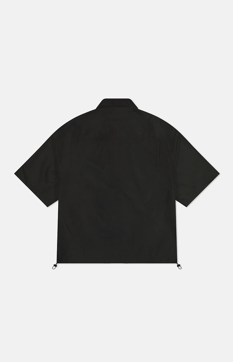 WeSC Black Open Wind Nylon Shirt