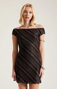 Third Charm Sophia Printed Mini Dress