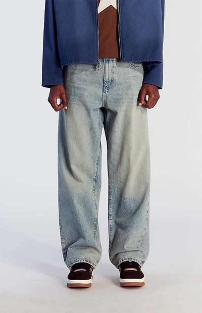 Pacsun Dylan Baggy Jeans Light Indigo Tinted