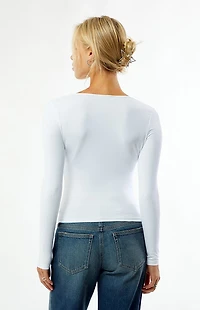 Your Favorite Demi Scoop Neck Long Sleeve Top