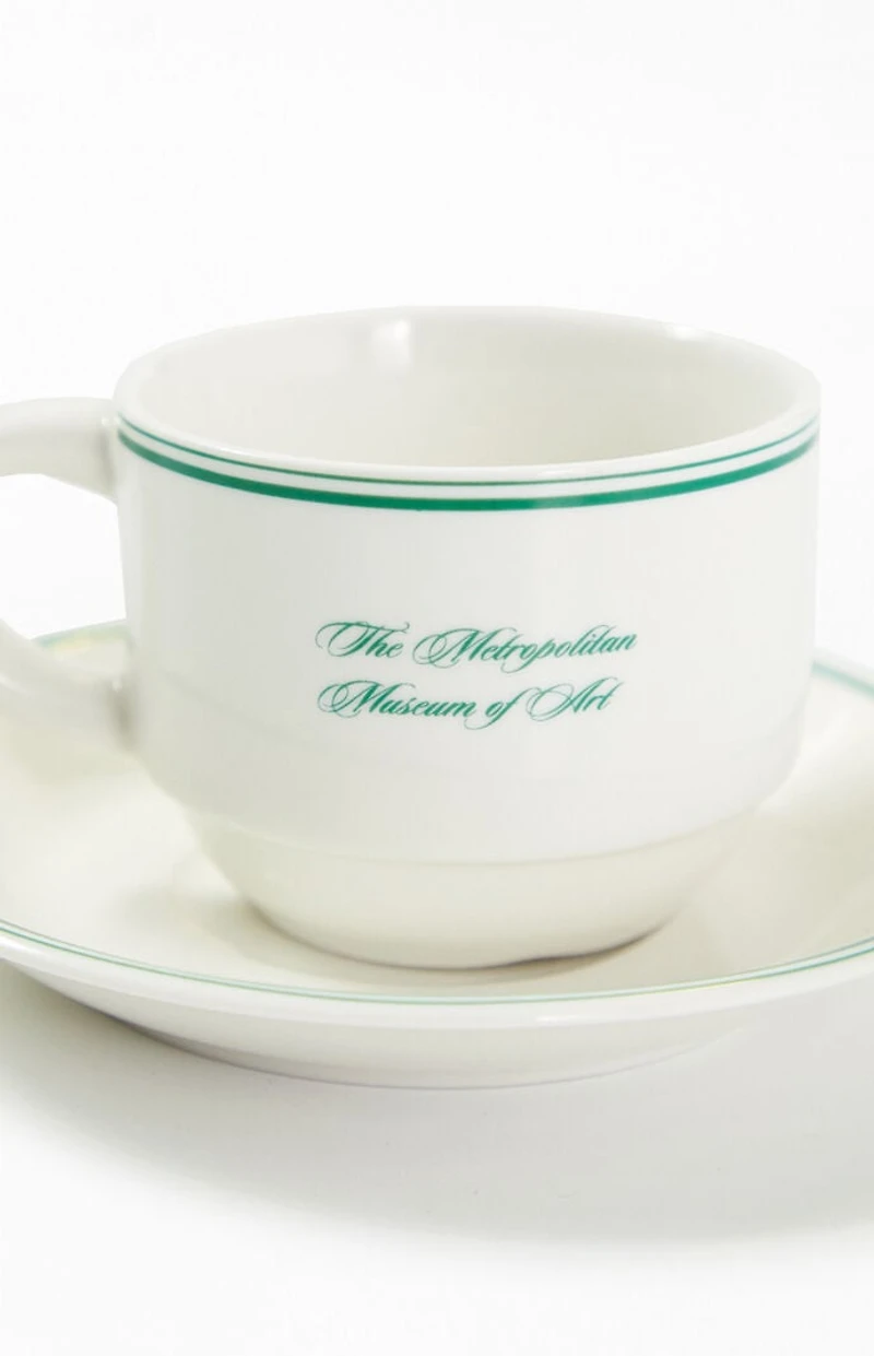 The Met Cafe Espresso Cup & Saucer Set