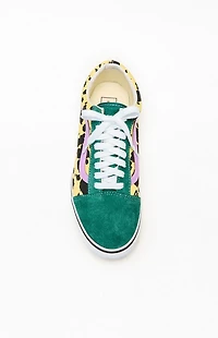 Awake NY x Vans Green Animal Spots Classic Old Skool Shoes