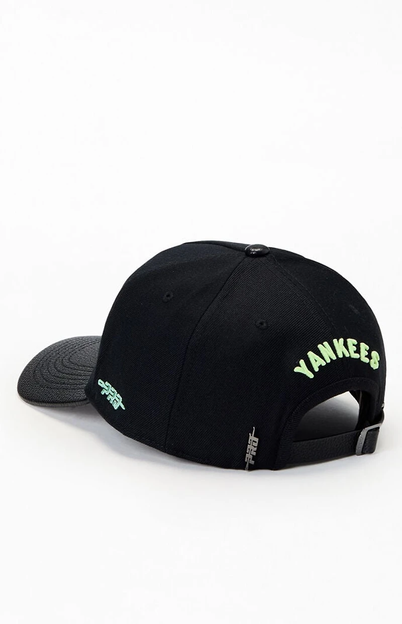 ProStandard NY Yankees Faux Leather Brim Dad Hat