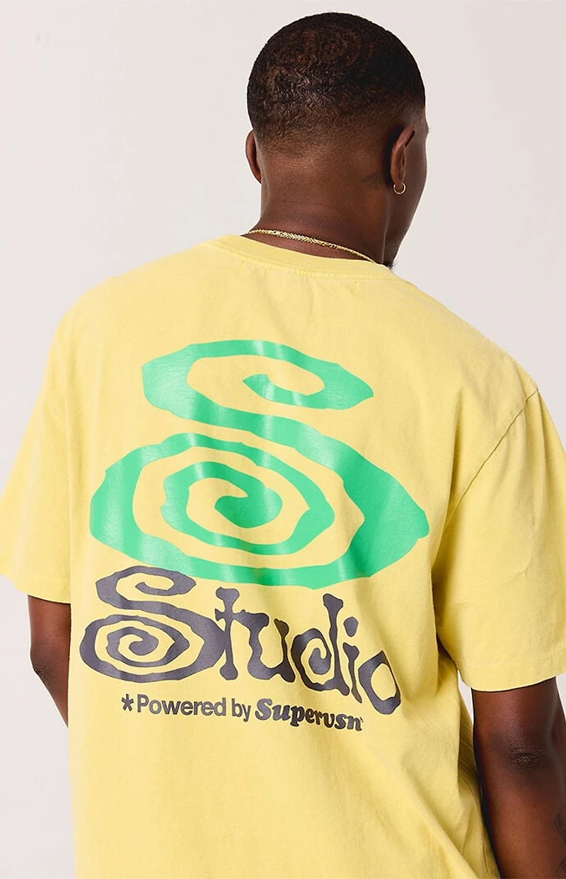 Studio by Supervsn Yellow Swirl T-Shirt