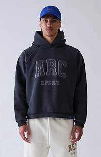 A.R.C. Black Raglan Sport Fleece Hoodie