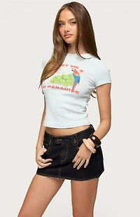 Edikted Meet Me Paradise T-Shirt
