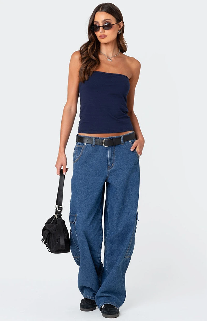 Edikted Built Bra Tube Top