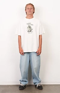 LOST White Ratty Boxy T-Shirt