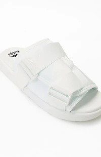 Kappa White Authentic Bastian 1 Slide Sandals