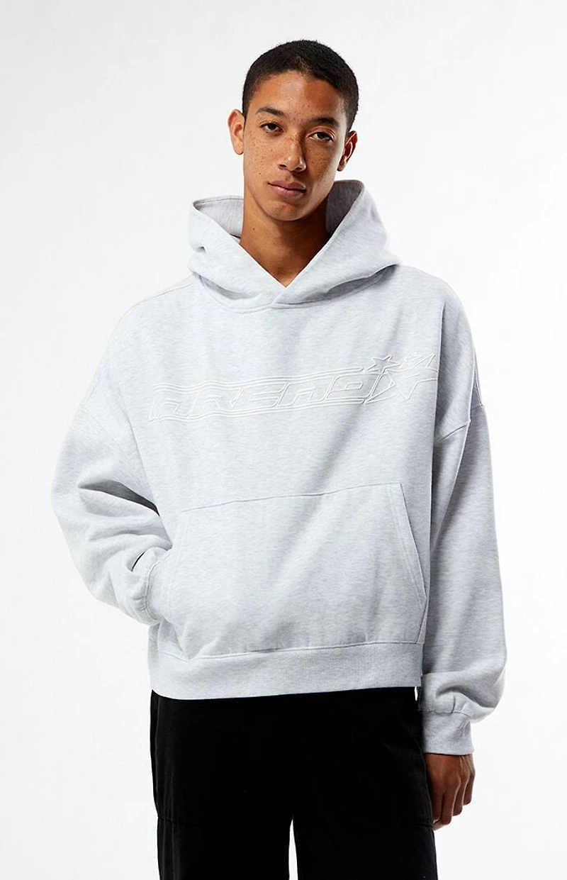 Pacsun Arcadia Puff Graphics Cropped Hoodie
