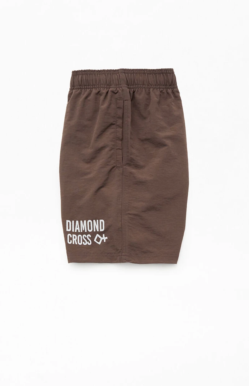 Diamond Cross Ranch Setting Sun 6" Swim Trunks
