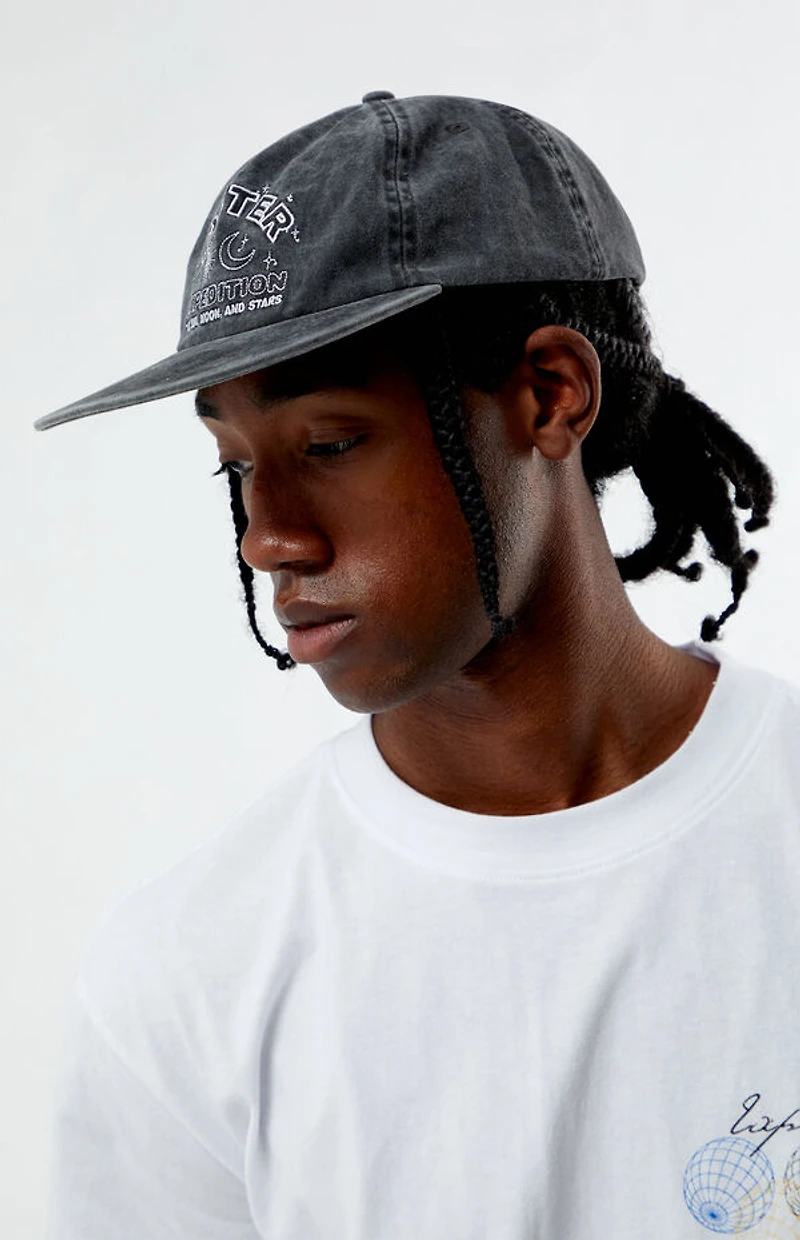 OYSTER EXPEDITION The Sun Moon & Stars Strapback Hat