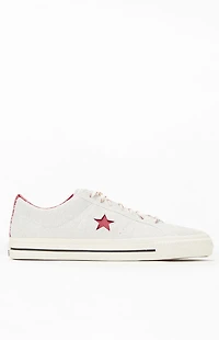 Converse Gray One Star Pro Suede Shoes