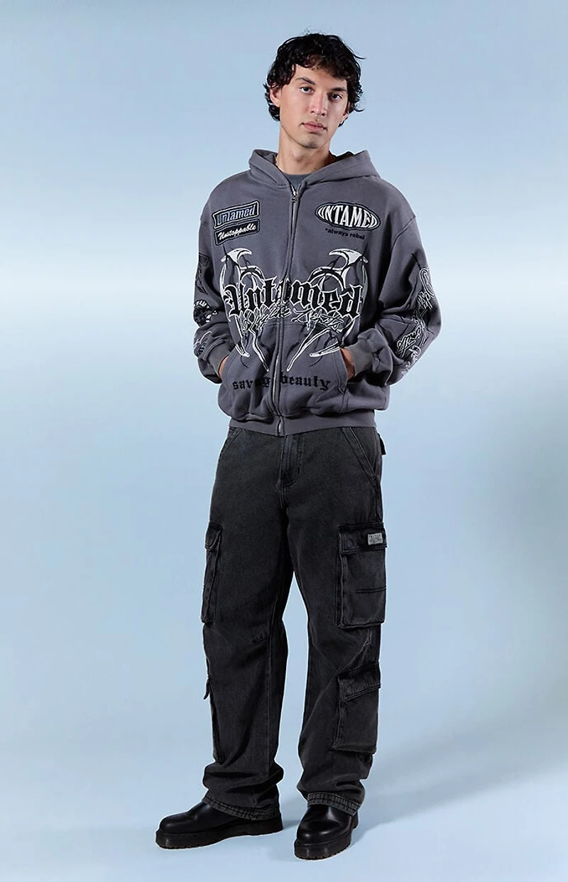 Pacsun Dylan Baggy Jeans Cargo Black