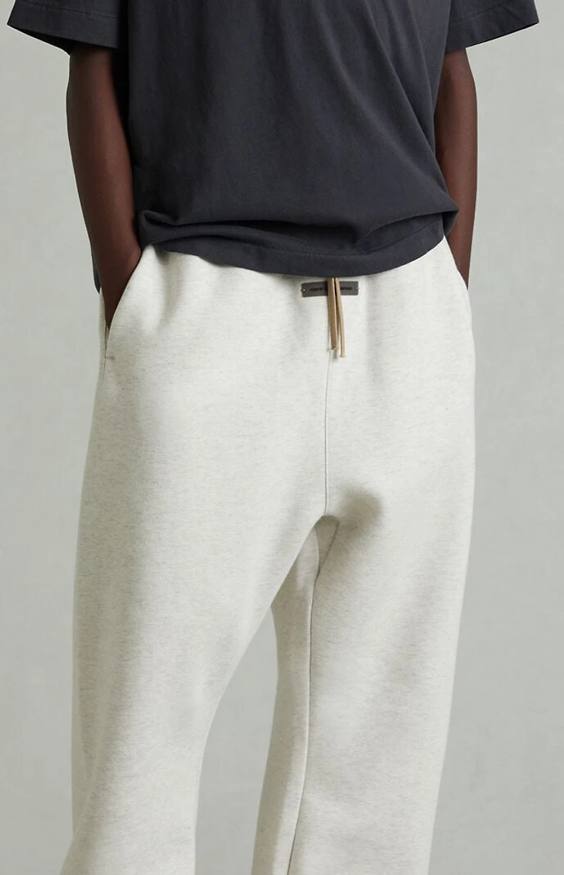 Fear of God ESSENTIALS Kids Heather Oatmeal Flare Sweatpants
