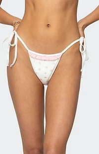 Edikted Ira Floral String Bikini Bottom