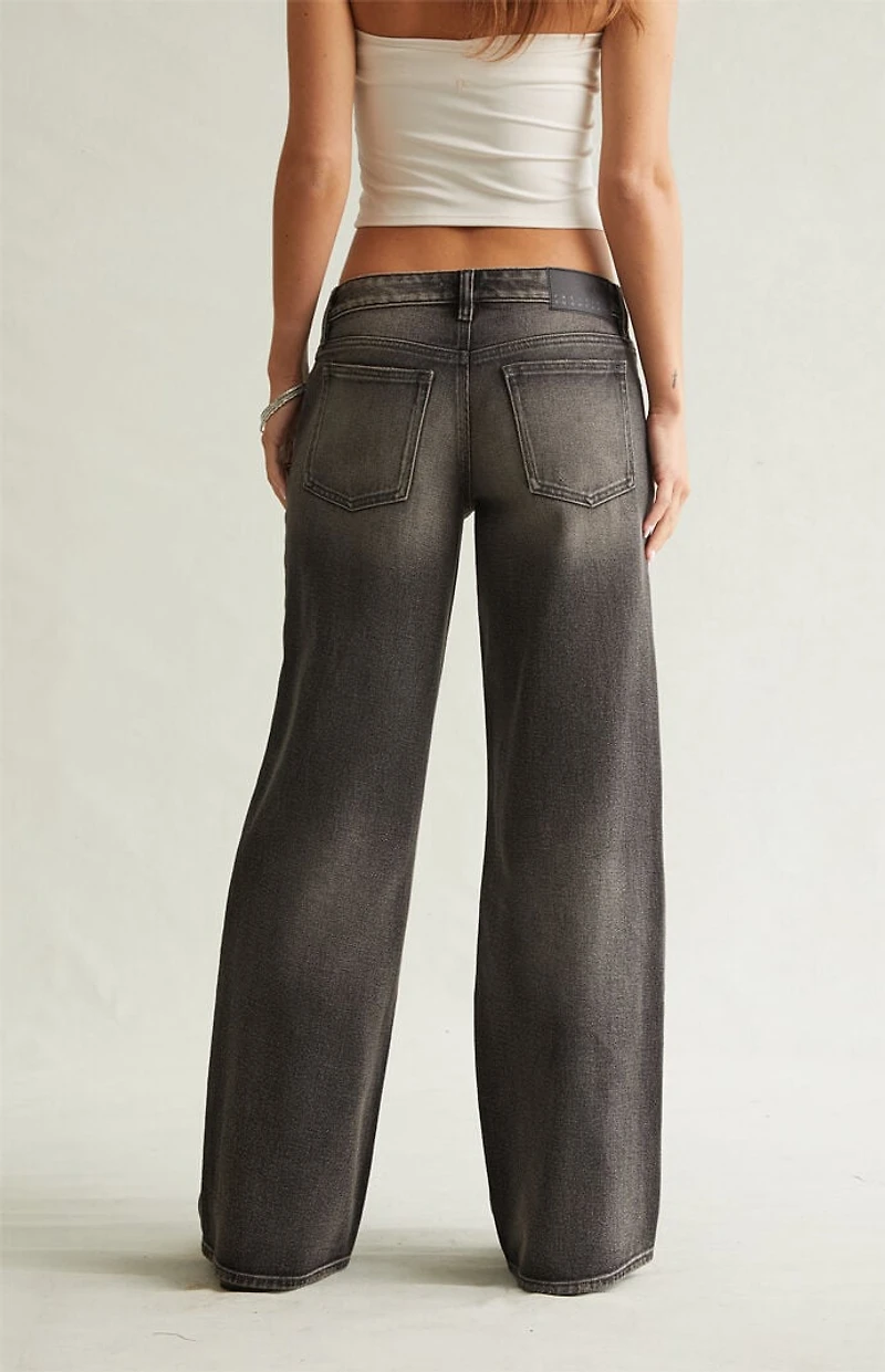 Pacsun Ultimate Low Rise Baggy Jeans Tinted Gray