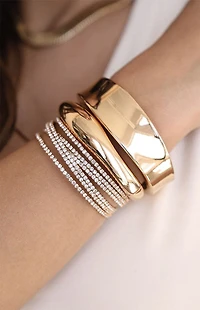 Ettika Squared Shine Bangle